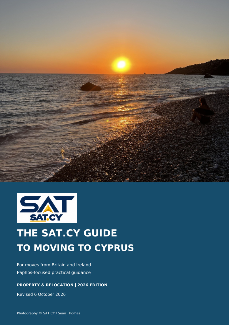 Cover of the SAT Guide to Moving to Cyprus