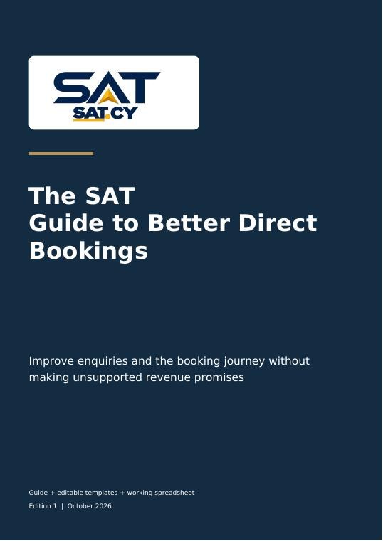 Cover of The SAT Guide to Better Direct Bookings