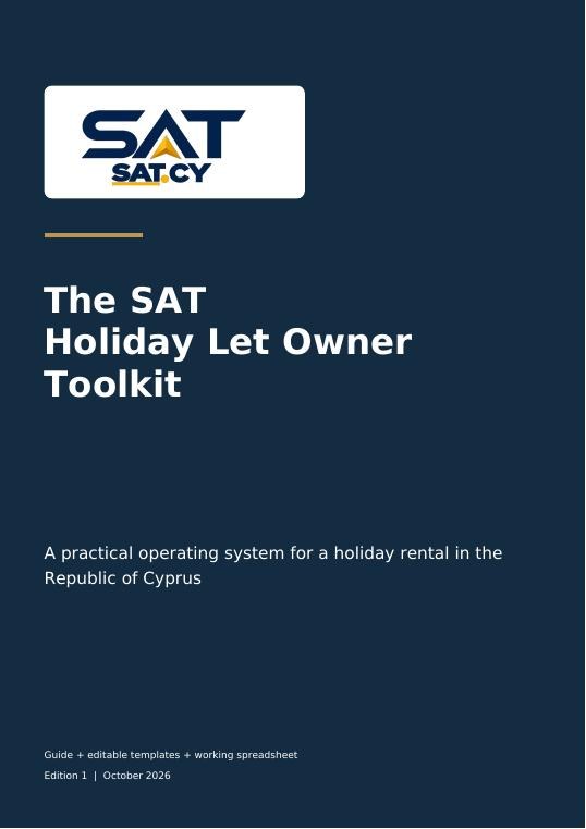 Cover of The SAT Holiday Let Owner Toolkit